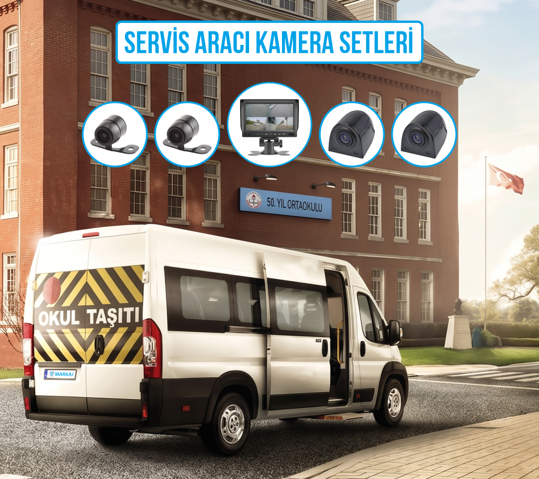 Servis Aracı Kamera Setleri