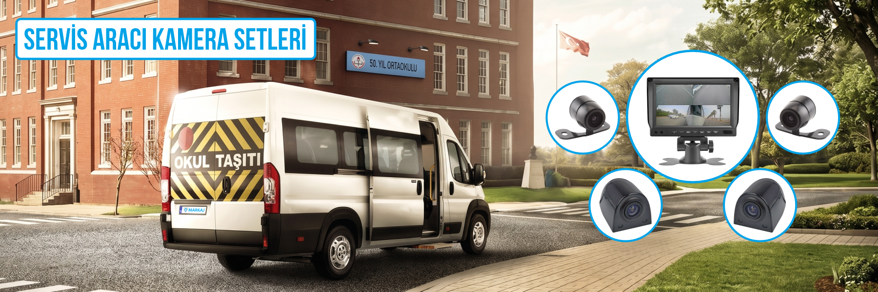 Servis Aracı Kamera Setleri