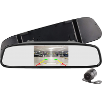MK-415 5" (inch) Dikiz Aynası Monitörlü Geri Görüş Kamera Seti