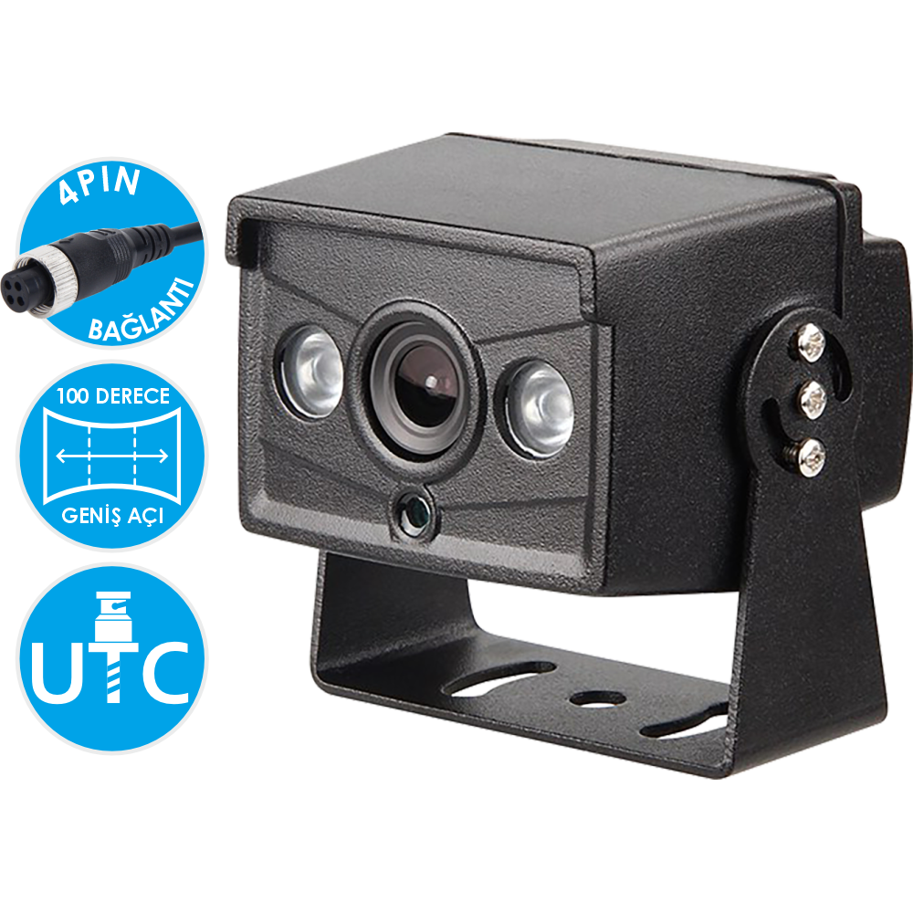 MK-120AP 2MP AHD Gece Görüşlü 4 Pin Geri Görüş Araç Kamerası