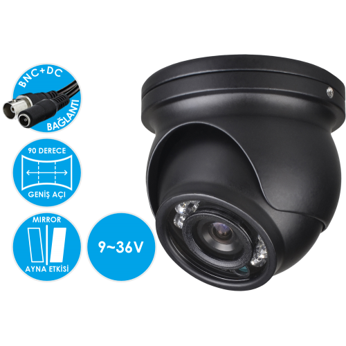 MK-617 700TVLine Analog Gece Görüşlü Araç İçi ve Yol Görüş Araç Kamerası