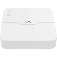 NVR301-04LS2-P4 Uniview 6MP 1 Harddisk 4 Kanal PoE Ultra 265 NVR Kayıt Cihazı